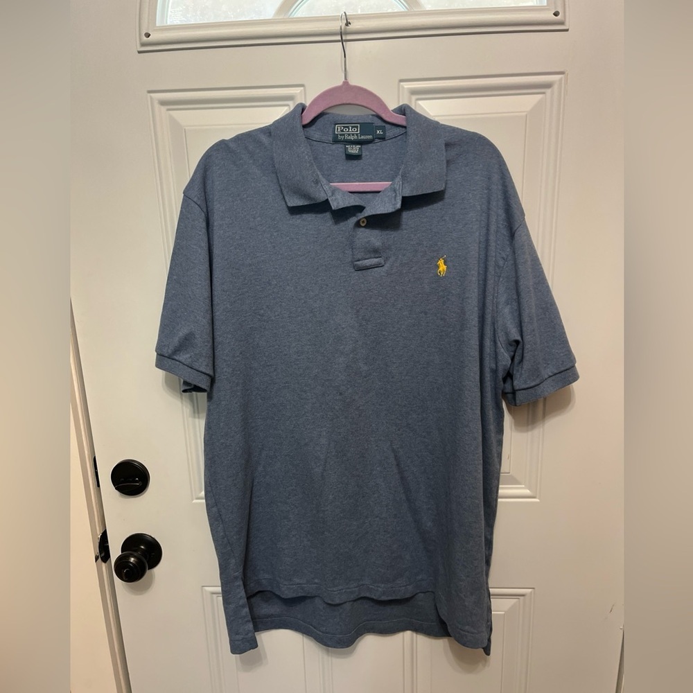 Polo Ralph Lauren Shirt Yellow Pony XL